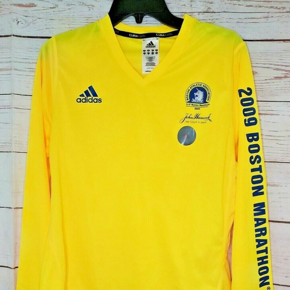 Adidas Response B.A.A 113th 09 John Hancock Shirt